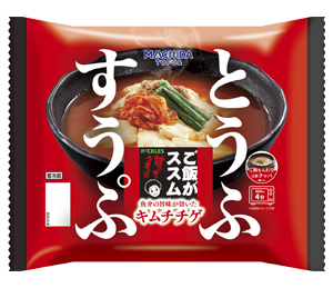 とうふすうぷ ご飯がススムキムチ味